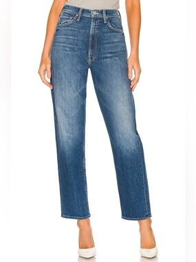 MOTHER High Waisted Study Hover jeans in “Treating Myself,” size 26.